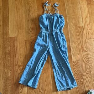 Old Navy Light Blue Denim Romper